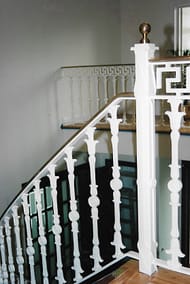 Railing with Brass top rail