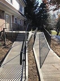 Steel Pipe Rail Handrail