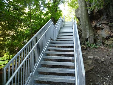 Galvanized Steel Staircase